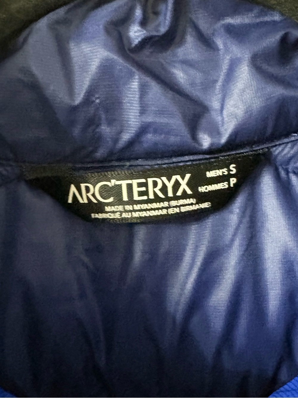 ARC'TERYX Thorium AR Tropos Blue Down Puffer Jacket Mens Small Gorpcore Outdoors - Picture 4 of 9
